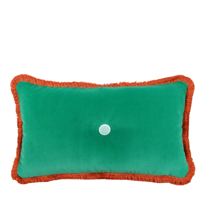 POPHUG Green Rectangular Cushion by Pistacchio&Caffé