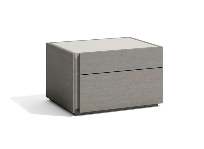 Porto Left Facing Night Stand in Grey 17865-NSL By J&M