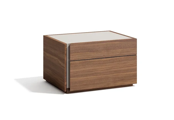 Porto Left Facing Night Stand in Walnut 17866-NSL By J&M