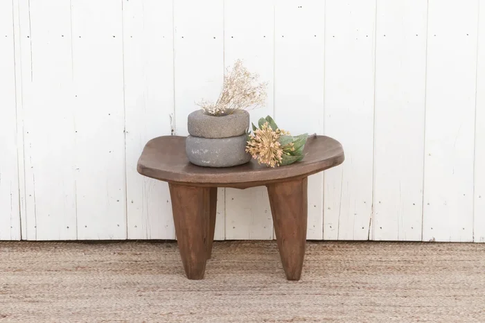 Primitive Handcarved African Ceremonial Stool (Trade)