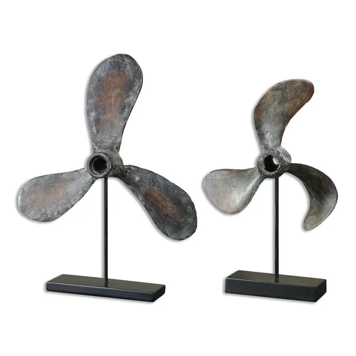 Propellers Rust Sculptures, S/2