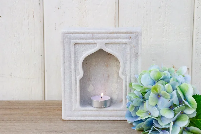 Pure White Decorative Table Altar