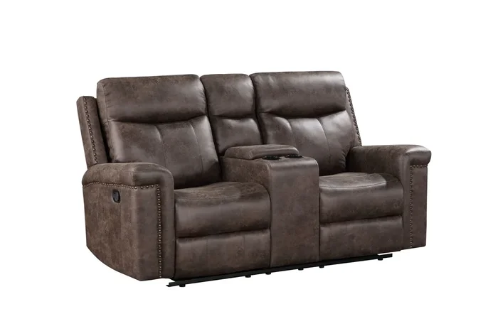Quade Quade Console Loveseat-Mocha
