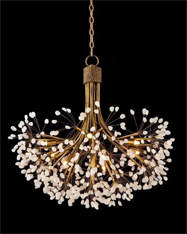 Quartz Nine-Light Chandelier