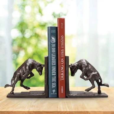 Raging Bull Bookends – Set of 2
