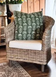 Rattan Barrel Chair