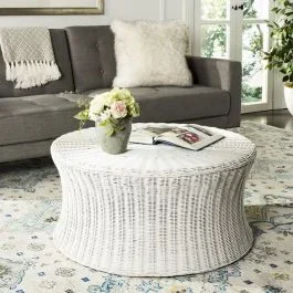 Rattan Cocktail Ottoman