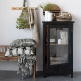 Reclaimed Wood One Door Storage Cabinet | SHIPS FREE