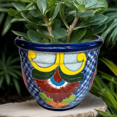 Red Flower Planter