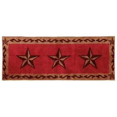 Red Star Bath Runner