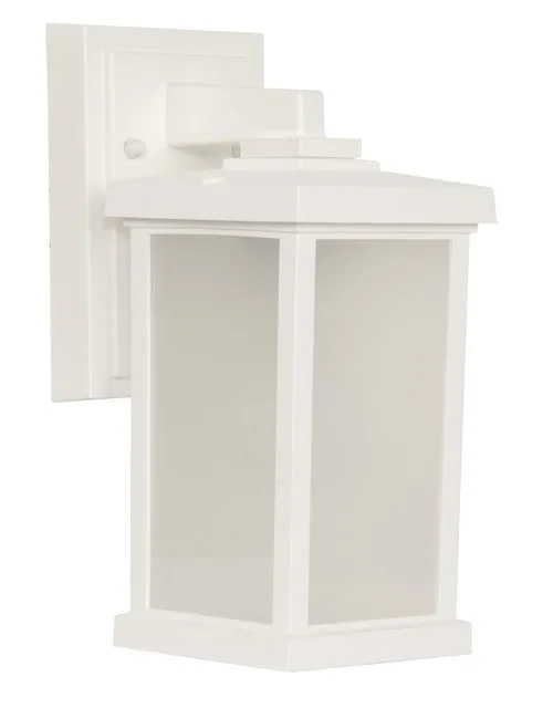 Resilience 1 Light Small Outdoor Wall Lantern in Textured White (20|ZA2404-TW)