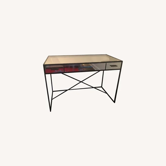 Restoration Hardware Mirrored Desk