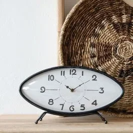 Retro Metal Mantel Clock