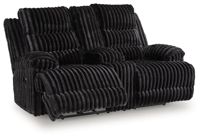 Rhine Falls Dbl Rec Pwr Loveseat W/ Console