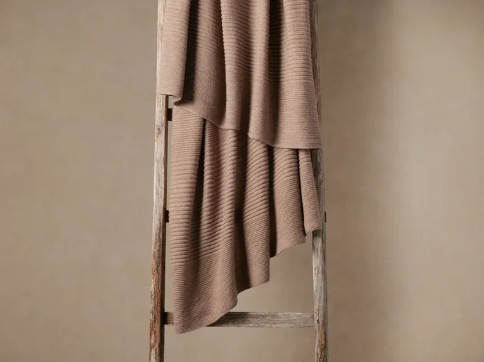 Rib Knit Throw