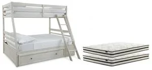 Robbinsdale Twin Over Full With Storage and Mattresses