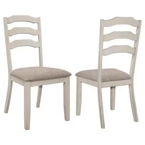 Ronnie Wood Dining Side Chair Rustic Cream (set of 2)