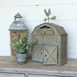 Rooster Weathervane Metal Birdhouse