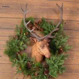 Rust Color Mounted Deer Head