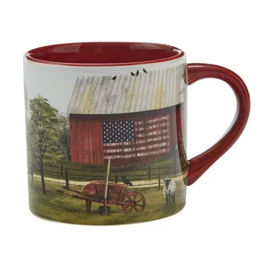 Rustic Farm Life Mugs – Set of 4