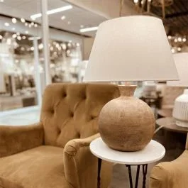 Rustic Jug Lamp With Shade