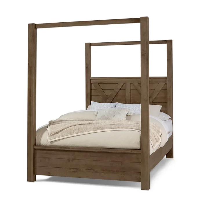 Rustic Queen Poster Bed