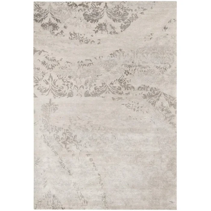 Safavieh Tibetan Hand-Knotted Modern Abstract Rug in Platinu
