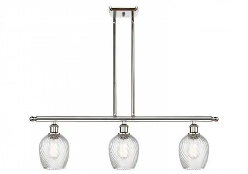 Salina – 3 Light – 36 inch – Polished Nickel – Stem hung – Island Light (3442|516-3I-PN-G292-LED)