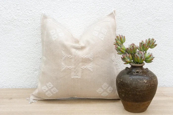 Salted Earth Silk Rug Pillow