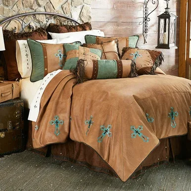 Santa Cruz Turquoise Bed Set – King