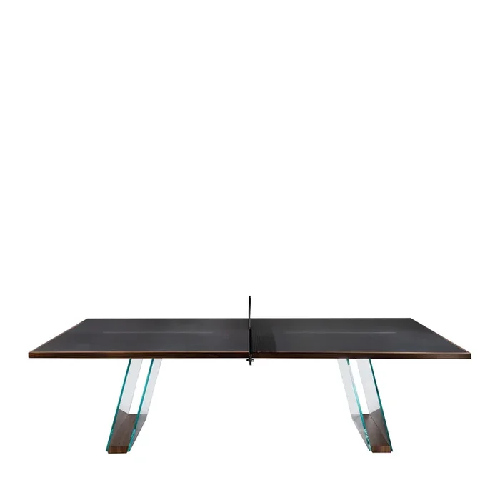 Scambio Wood and Glass Ping-Pong Table