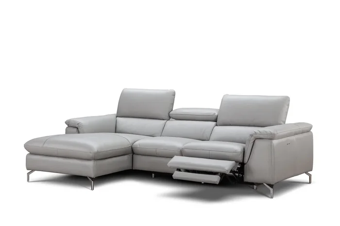 Serena Premium Leather Sectional By J&M