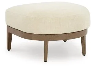 Serene Bay Outdoor Ottoman With Cushion