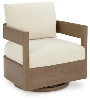 Serene Bay Outdoor Swivel Glider Chair With Cushion