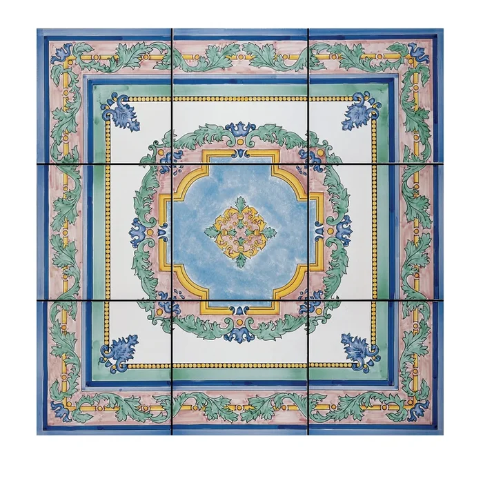 Set of 9 Tiles Rosone Ardalea