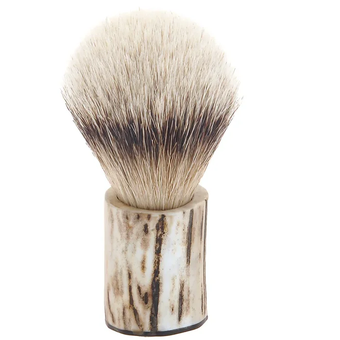 Shaving Brush in Deer Horn