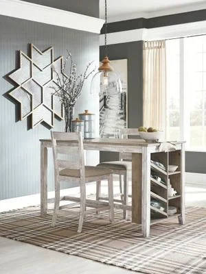 Skempton Counter Height Dining Table and 2 Barstools