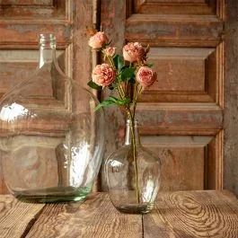 Soft Pink Faux Rose Stem Set of 3