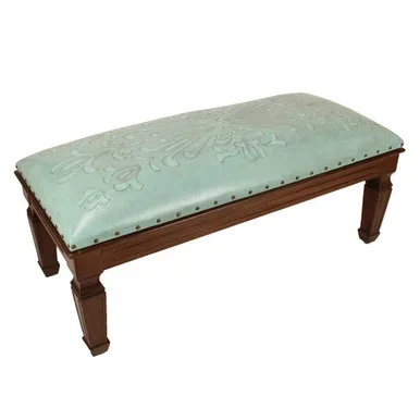 Solano Bench – Antique Turquoise