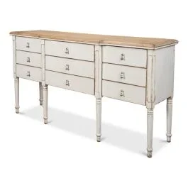 Solid Pine 9 Drawer Sideboard | SHIPS FREE