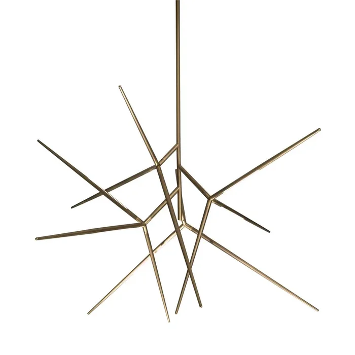 Spear Brass Chandelier