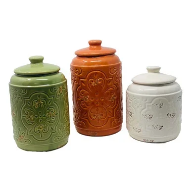 Spice Toned Canisters – Set of 3 – OUT OF STOCK UNTIL 12/18/2025