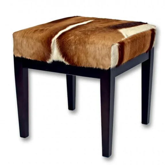 Springbok Hide & Wood Bench – Small
