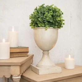 Square Base Pedestal Planter