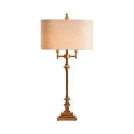 Stacked Square Base Table Lamp Set of 2