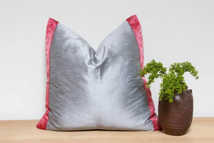 Star Dust Festive Silk Euro Pillow Cover