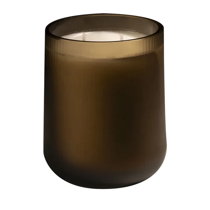 Stilla Cerae Large Coffee Brown Candle By Federico Peri
