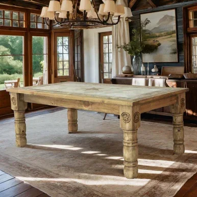 Stone Star Dining Table – 84 Inch