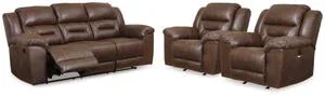 Stoneland Reclining Sofa and 2 Power Recliners