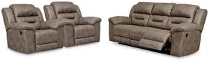 Stoneland Reclining Sofa and 2 Recliners